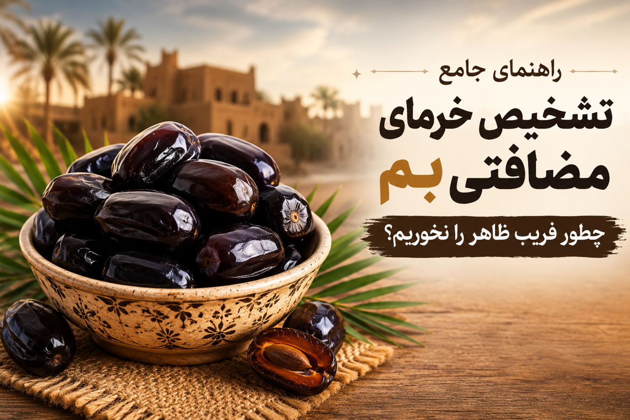 راهنمای جامع تشخیص خرمای مضافتی بم اصل؛ چطور فریب ظاهر را نخوریم؟