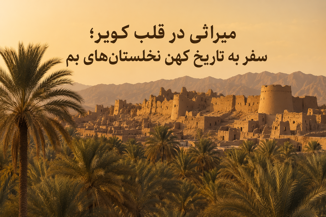 میراثی در قلب کویر؛ سفر به تاریخ کهن نخلستان‌های بم